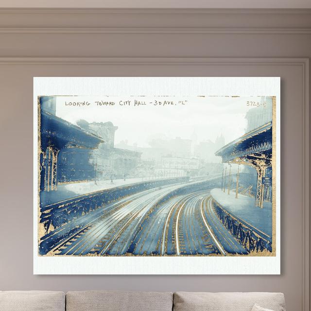 Train Ride - Wrapped Canvas Print East Urban Home Size: 61 cm H x 71.1 cm W on Productcaster.