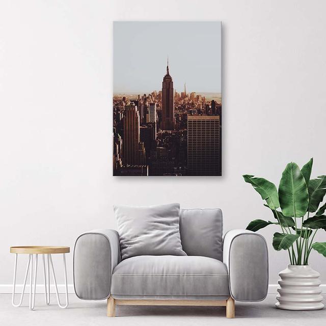 Leinwandbild New York Empire City Ebern Designs Größe: 60 cm H x 40 cm B on Productcaster.