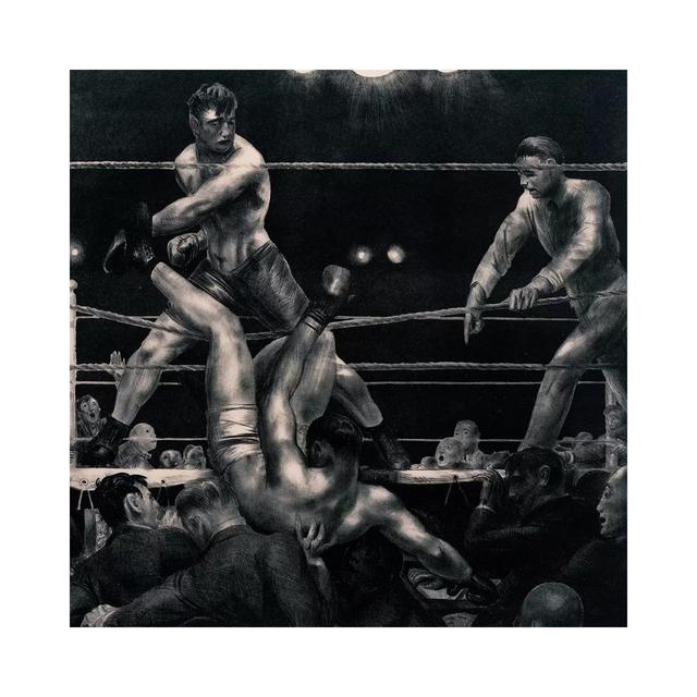 Dempsey And Firpo, 1923-24 by George Wesley Bellows - Wrapped Canvas Gallery-Wrapped Canvas Giclée ClassicLiving Size: 45.72cm H x 45.72cm W x 3.81cm on Productcaster.