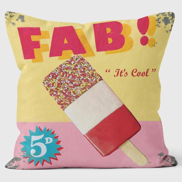 FAB Ice Lolly - Martin Wiscombe - Art Cushion We Love Cushions on Productcaster.