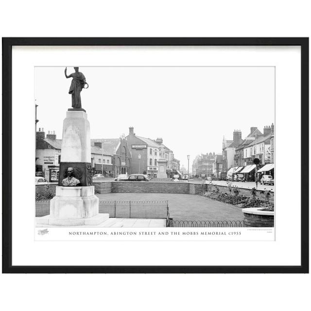 'Northampton, Abington Street and the Mobbs Memorial C1955' - Picture Frame Photograph Print on Paper The Francis Frith Collection Size: 45cm H x 60cm on Productcaster.