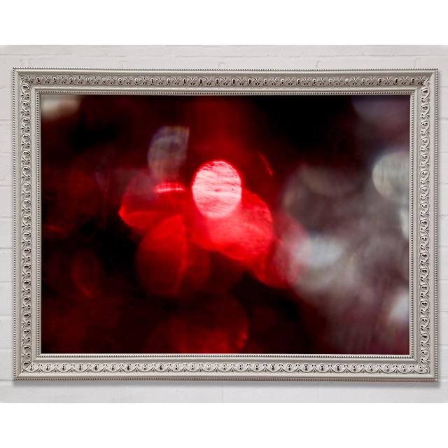 Red Through Grey - Single Picture Frame Art Prints Bright Star Size: 42cm H x 59.7cm W x 3cm D on Productcaster.