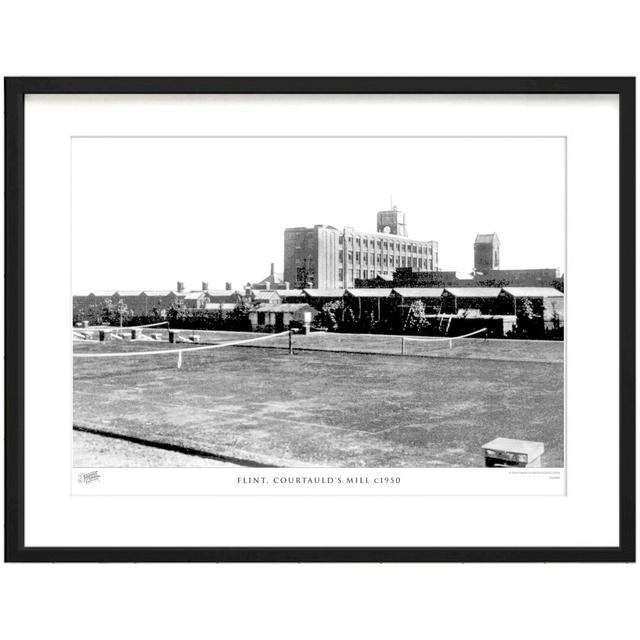 'Flint, Courtauld's Mill C1950' by Francis Frith - Picture Frame Photograph Print on Paper The Francis Frith Collection Size: 60cm H x 80cm W x 2.3cm on Productcaster.