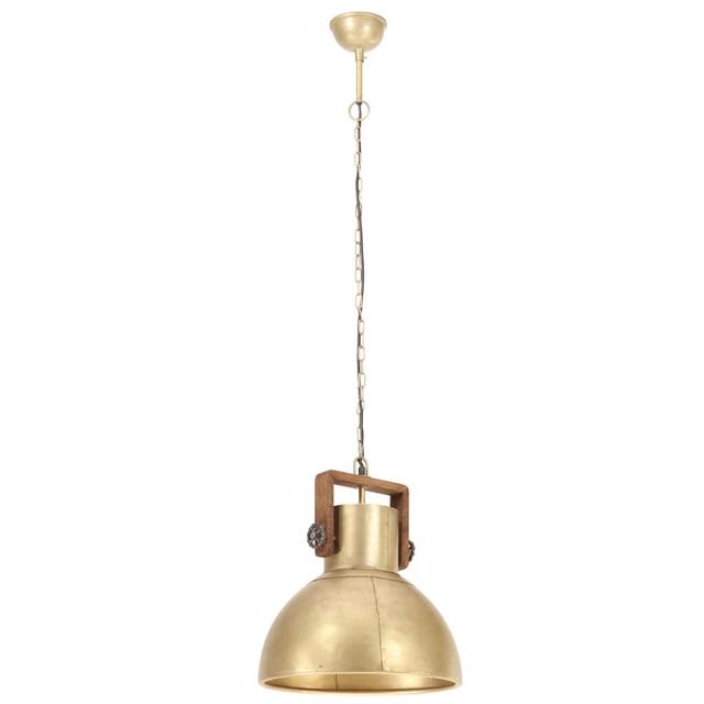 Esmeralda 1 - Light Single Pendant Borough Wharf Size: 123cm H x 40cm W x 40cm D, Finish: Brass on Productcaster.