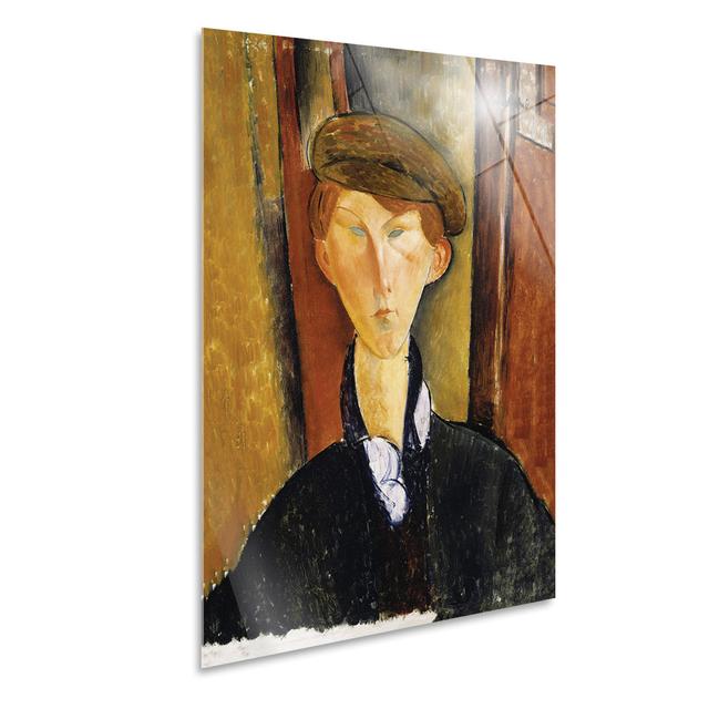 Acrylbild Young Man in a Hat-von Amedeo Modigliani Marlow Home Co. Format: Kunststoff/Acryl, Größe: 70 cm H x 50 cm B on Productcaster.