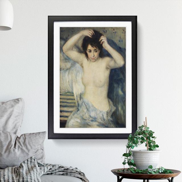 Before the Bath by Pierre-Auguste Renoir - Picture Frame Painting East Urban Home Frame Option: Black Framed, Size: 36cm H x 27cm W x 2cm D on Productcaster.