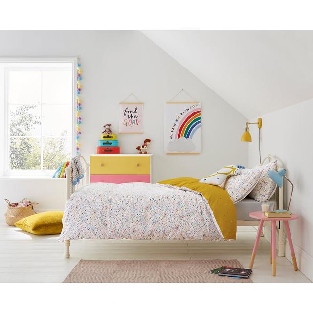 Galaxy Unicorn Duvet Cover Set Multi Coloured JOULES Size: Double - 2 Standard Pillowcases on Productcaster.