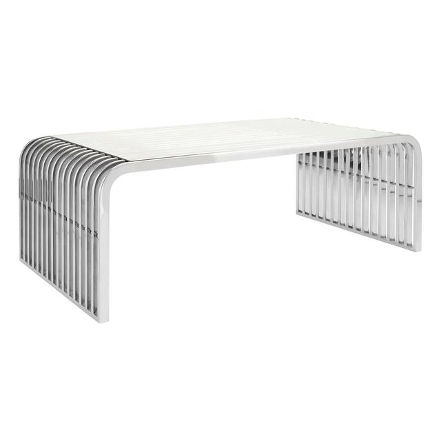 Danny Slatted Coffee Table Canora Grey on Productcaster.