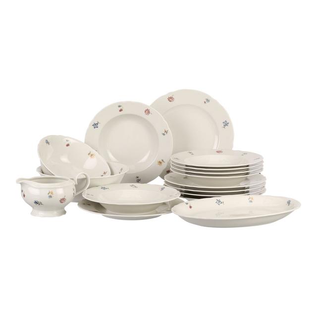 Marie Luise Streublumen 16 Piece Dinnerware Set, Service for 6 Seltmann Weiden on Productcaster.