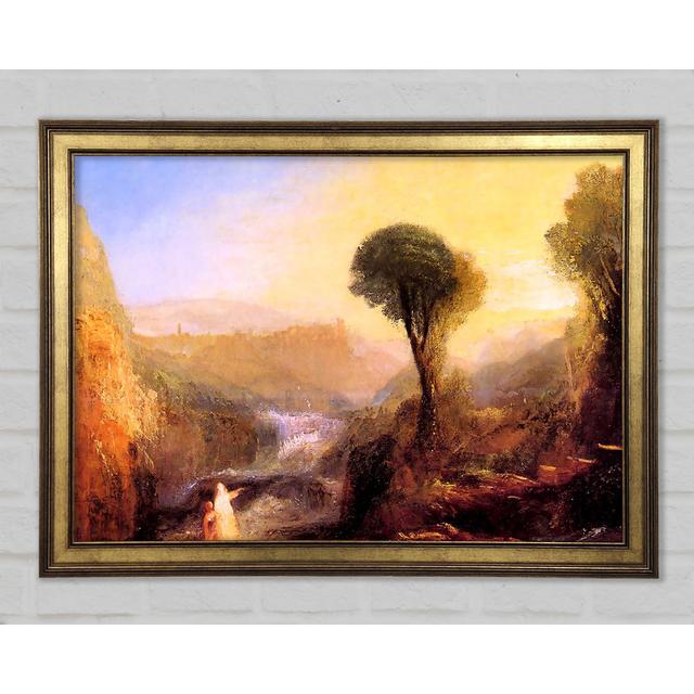 Joseph Mallord Turner Tivoli Tobias und der Engel - Einzelne Bilderrahmen Kunstdrucke Union Rustic Größe: 59,7 cm H x 84,1 cm B x 1,5 cm T on Productcaster.