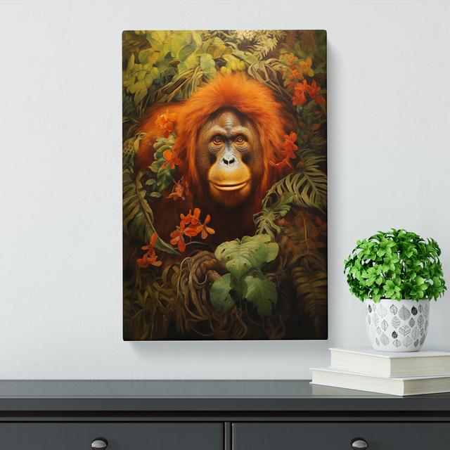 Orangutan Symbolism - Print Latitude Vive Size: 76cm H x 50cm W x 3cm D on Productcaster.