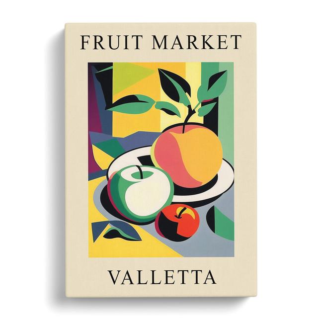 Valetta Fruit Market Exhibition Apple George Oliver Size: 91cm H x 60cm W on Productcaster.