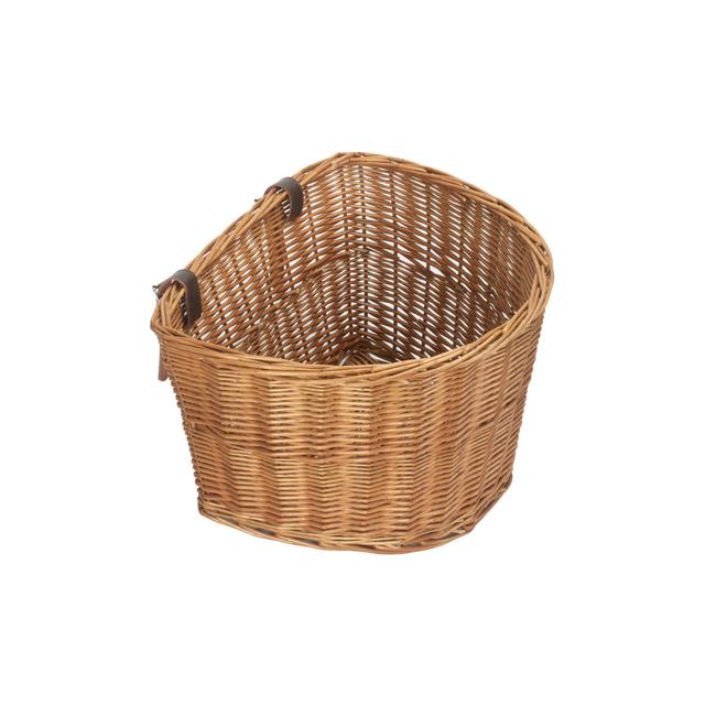 Bicycle Willow Basket Brambly Cottage Size: Large on Productcaster.