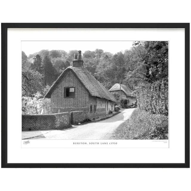 Buriton, South Lane C1950 by Francis Frith - Single Picture Frame Print The Francis Frith Collection Size: 45cm H x 60cm W x 2.3cm D on Productcaster.