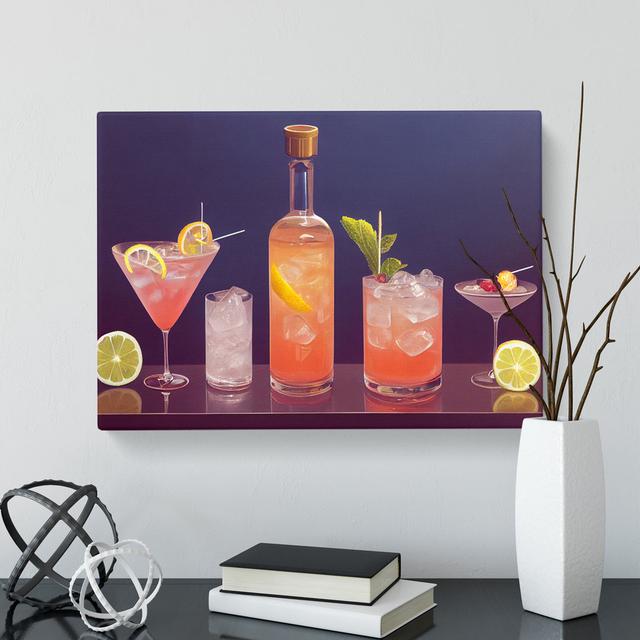 Cocktail Art Vol.4 - Wrapped Canvas Print ClassicLiving Size: 35cm H x 50cm W x 3cm D on Productcaster.