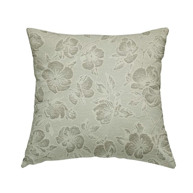 Bolduc Cushion with Filling Rosalind Wheeler Colour: Silver, Size: 43cm H x 43cm W x 5cm D on Productcaster.