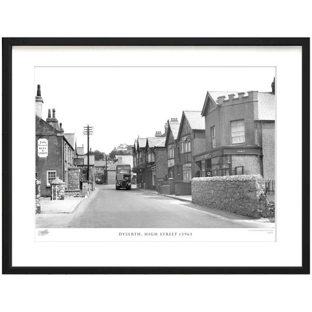 'Dyserth, High Street C1965' by Francis Frith - Picture Frame Photograph Print on Paper The Francis Frith Collection Size: 45cm H x 60cm W x 2.3cm D on Productcaster.