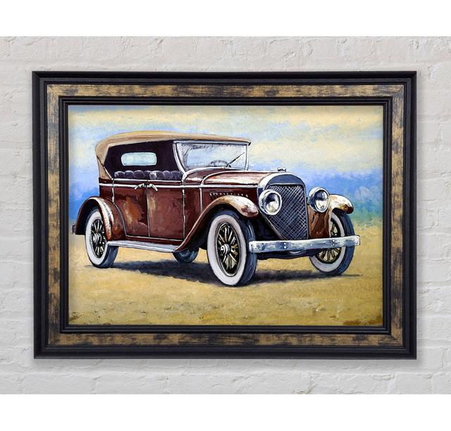 British Vintage Beauty - Single Picture Frame Print Williston Forge Size: 100cm H x 141.4cm W x 8cm D on Productcaster.