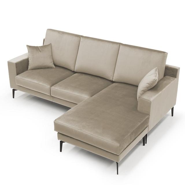 Ecksofa Bengtson Zipcode Design Farbe der Polsterung: beige on Productcaster.