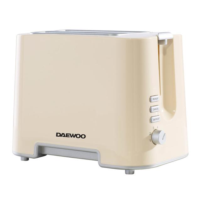 2-Slice Toaster Daewoo Colour: Cream on Productcaster.