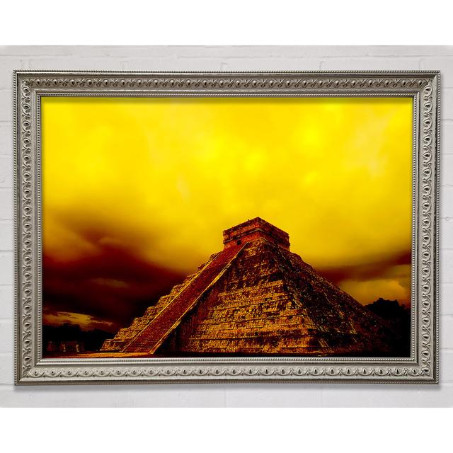 Myan Pyramind 02 - Single Picture Frame Art Prints Ebern Designs Size: 42cm H x 59.7cm W x 3cm D on Productcaster.