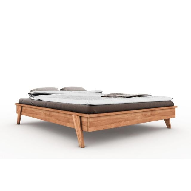 Gile Bed Frame Corrigan Studio Size: 90 x 200 cm, Colour: Core Beech on Productcaster.