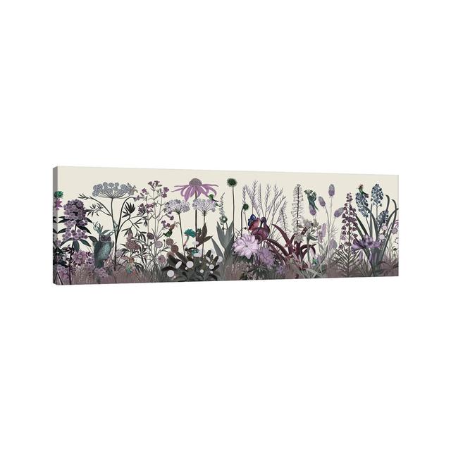 Wildflower Blush by Fab Funky - Wrapped Canvas Panoramic Print Ophelia & Co. Size: 60.96cm H x 182.88cm W x 3.81cm D on Productcaster.