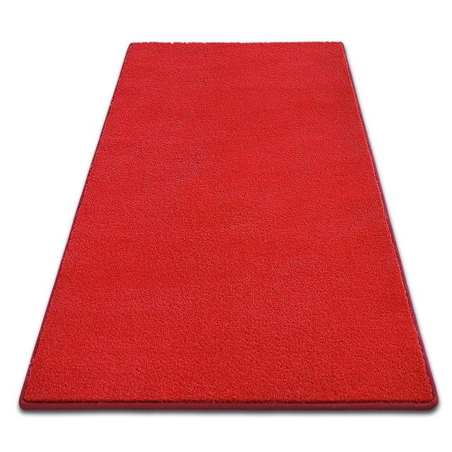 Future Tense Tufted Red Rug Ebern Designs Rug Size: Runner 50 x 400cm on Productcaster.