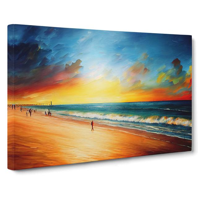 Beach View Vol.2 - Wrapped Canvas Graphic Art House of Hampton Size: 50cm H x 76cm W x 3cm D on Productcaster.