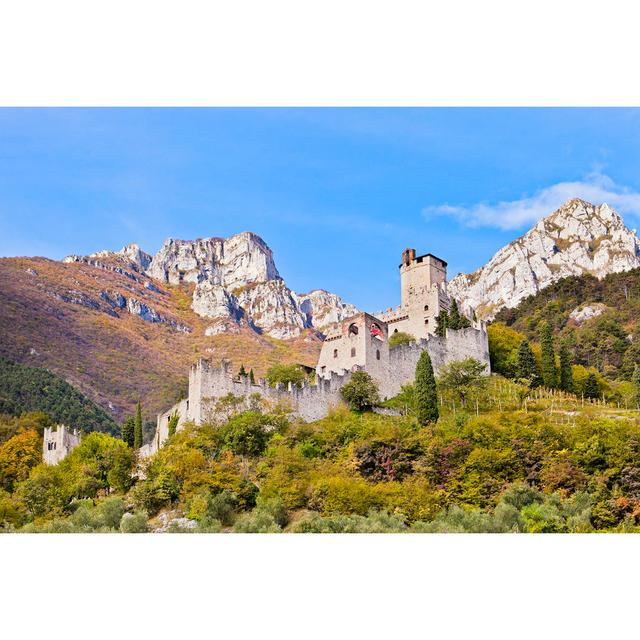 Castle Of Avio - Wrapped Canvas Print Alpen Home Size: 20cm H x 30cm W x 3.8cm D on Productcaster.