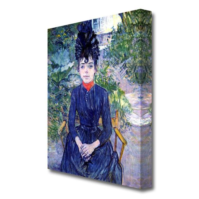 'Justine Dieuhl' by Henri de Toulouse-Lautrec - Painting Print on Wrapped Canvas East Urban Home Size: 101.6 cm H x 66 cm W on Productcaster.