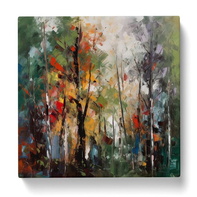 Forest Abstract Expressionism No.2 Alpen Home Size: 35cm H x 35cm W x 3cm D on Productcaster.