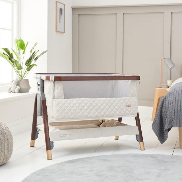 CoZee Luxe Bedside Crib Tutti Bambini Colour: Cream on Productcaster.