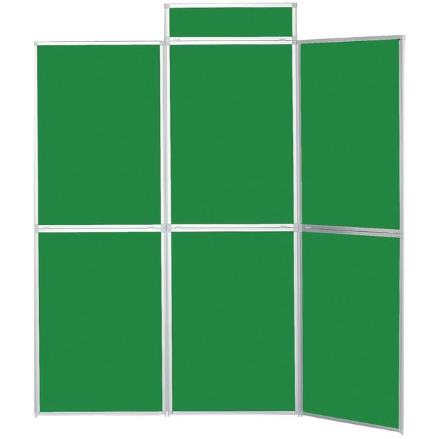 Free-Standing Bulletin Board, 200cm H x 210cm W Symple Stuff Colour: Emerald Green on Productcaster.