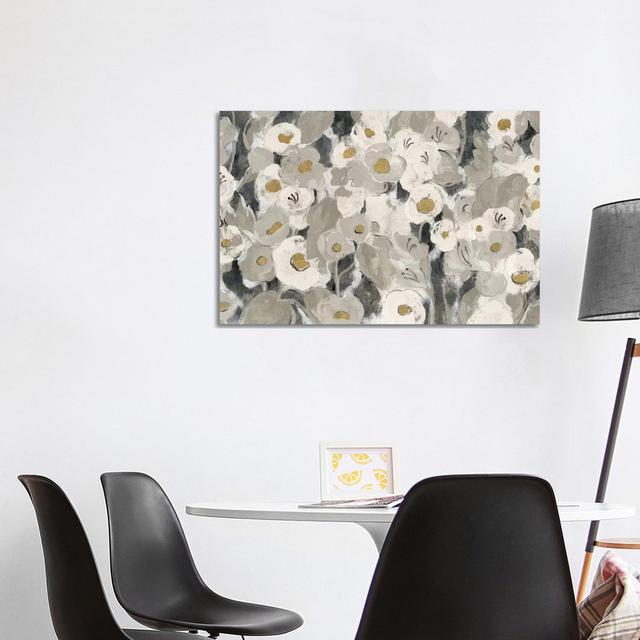 Velvety Florals Neutral I by Silvia Vassileva - Gallery-Wrapped Canvas Giclée on Canvas Lark Manor Format: No Frame, Size: 66.04cm H x 101.6cm W x 1.9 on Productcaster.