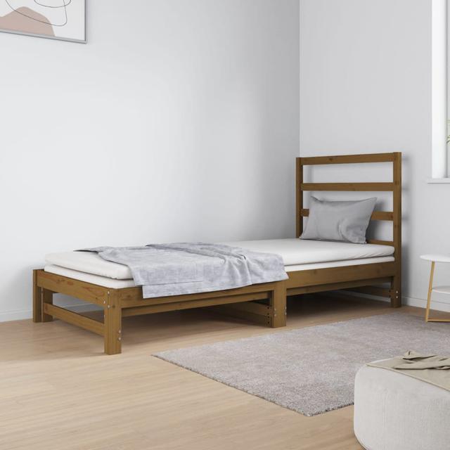 Russ Single (3') Bed Frame ClassicLiving Colour: Brown on Productcaster.