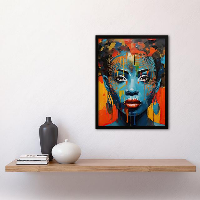 Contemporary African Woman - Single Picture Frame Art Prints 17 Stories on Productcaster.