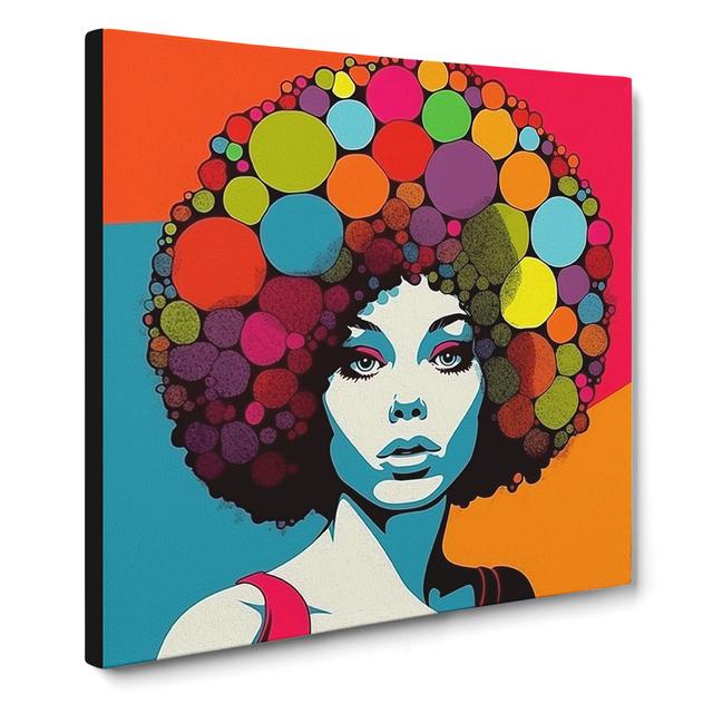 Woman With Affro Pop No.2 - No Frame Print Marlow Home Co. on Productcaster.