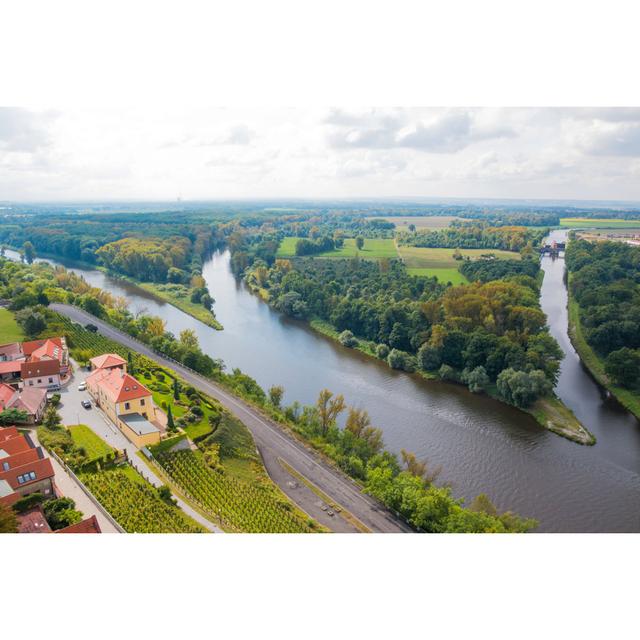 Vltava And Elbe In Melnik 17 Stories Size: 30cm H x 46cm W on Productcaster.