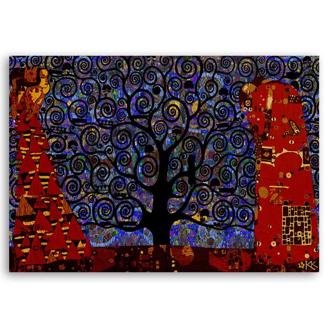 Tree Of Life - No Frame Art Prints on Canvas Metro Lane Size: 80cm H x 120cm W on Productcaster.