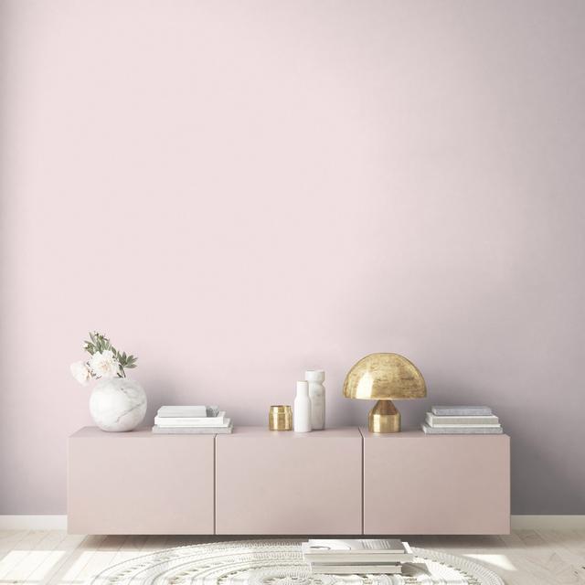 Maison Charme 10.05m x 53cm Textured Matte Wallpaper Roll Galerie Home Colour: Pink on Productcaster.