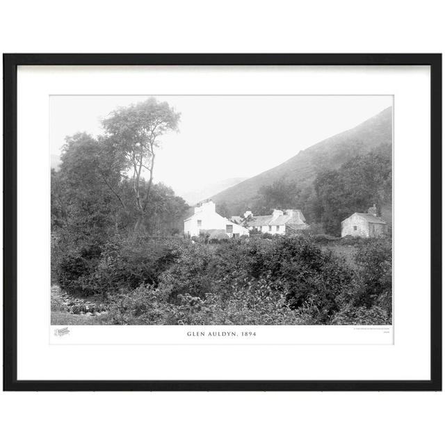 'Glen Auldyn, 1894' by Francis Frith - Picture Frame Photograph Print on Paper The Francis Frith Collection Size: 45cm H x 60cm W x 2.3cm D on Productcaster.