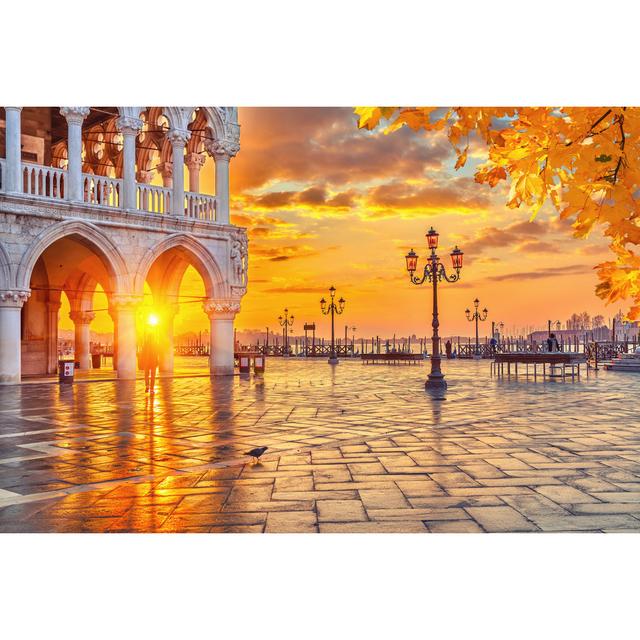 Sunrise In Venice - Wrapped Canvas Art Prints 17 Stories Size: 40cm H x 60cm W x 1.8cm D on Productcaster.