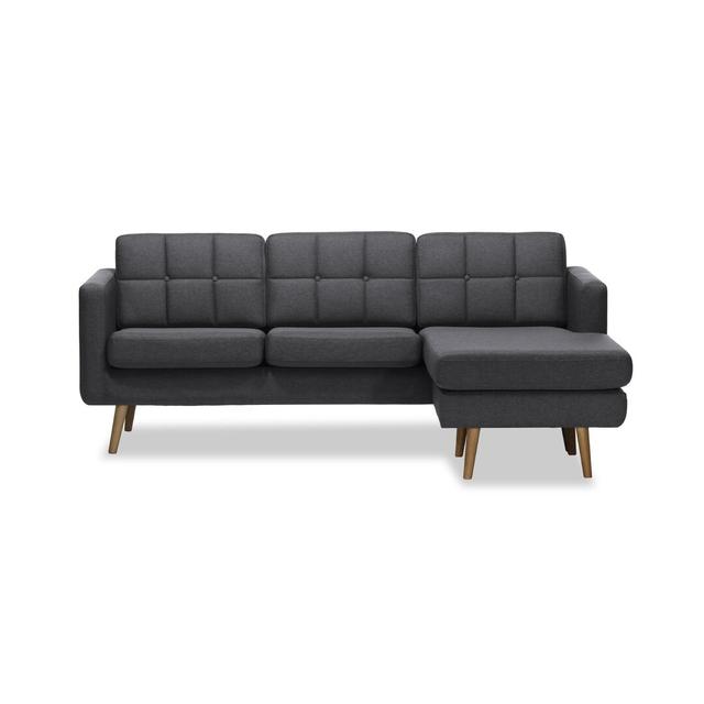 Ecksofa Amity ScanMod Design Polsterung: Graphit, Ausrichtung: Rechts ausgerichtet on Productcaster.