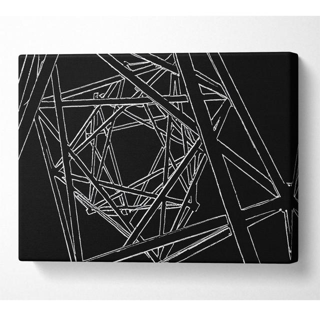 Structure - Wrapped Canvas Art Prints Latitude Run Size: 81cm H x 121.9cm W x 10cm D on Productcaster.