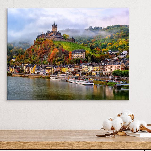 Leinwandbild – Reichsburg Cochem Mosel Alpen Home Größe: 30 cm H x 40 cm B x 2 cm T on Productcaster.