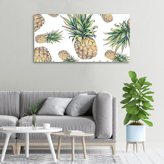 Ananas - Ungerahmte Kunstdrucke auf Leinwand Sansibar Home on Productcaster.