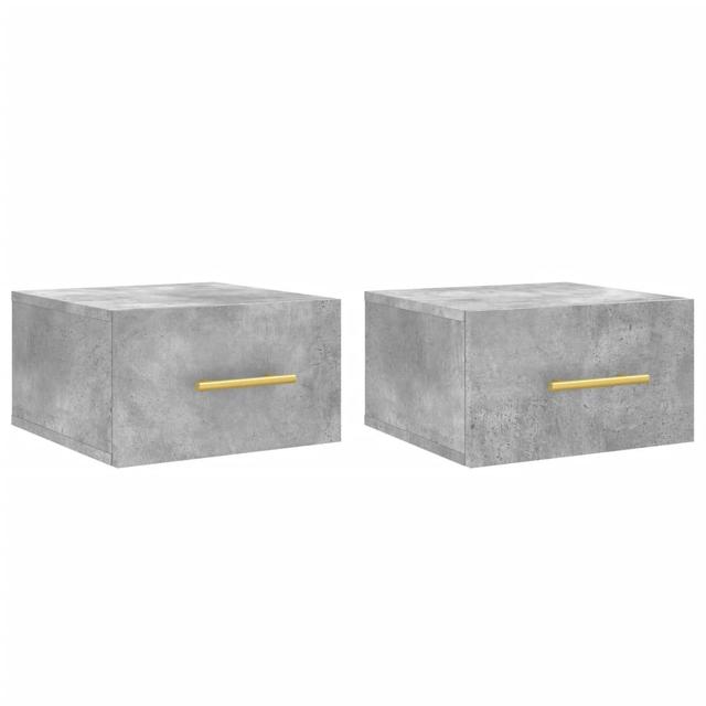 Kommode Makenlee (Set of 2) 17 Stories Farbe: Betongrau on Productcaster.