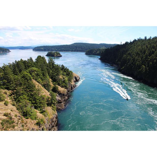 Deception Pass by Jenmstrong - Wrapped Canvas Print Alpen Home Size: 51cm H x 76cm W x 3.8cm D on Productcaster.