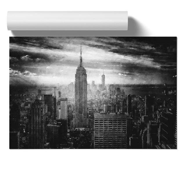 New York Skyline Vol.9 - No Frame Print East Urban Home Size: 30cm H x 42cm W x 0.1cm D on Productcaster.